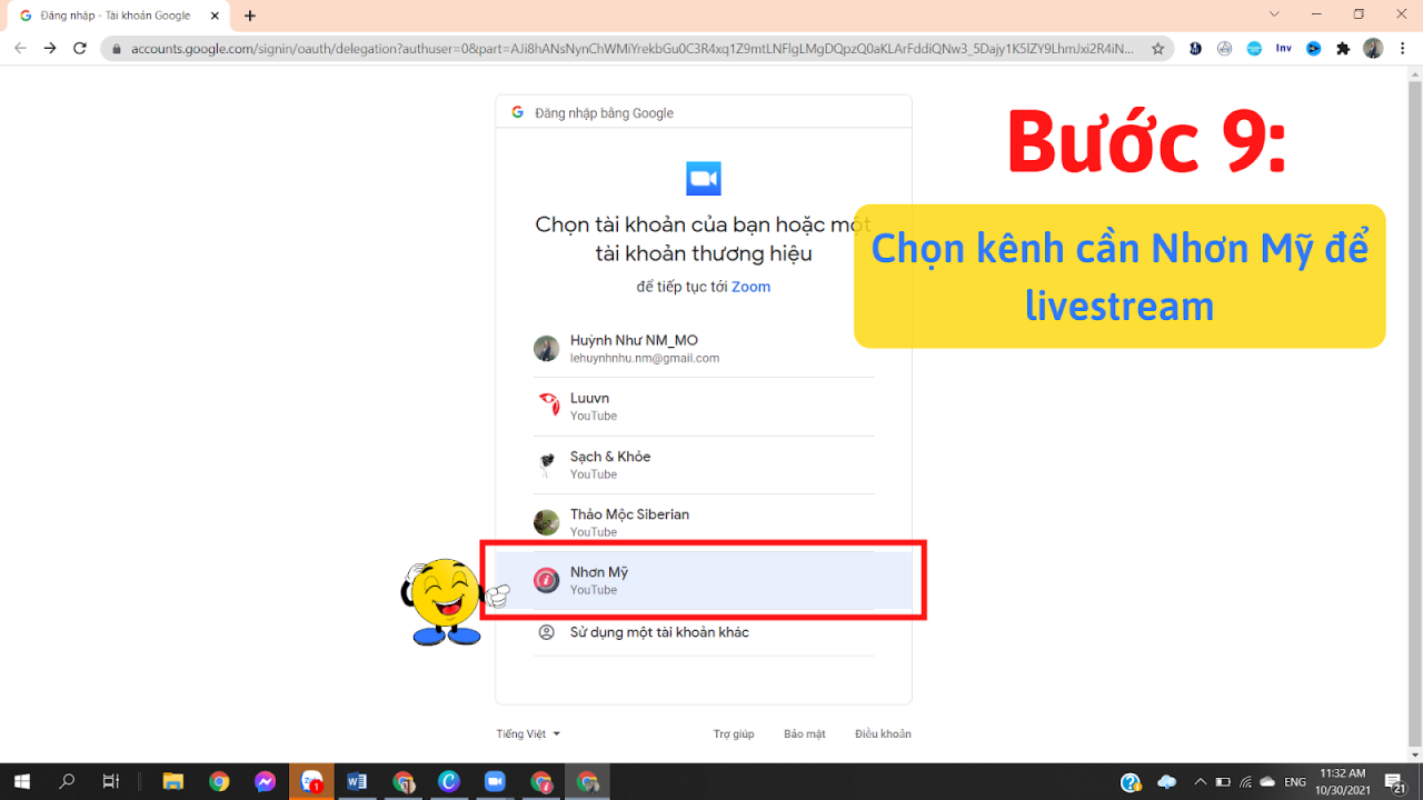 Cách livestream  từ zoom qua YouTube