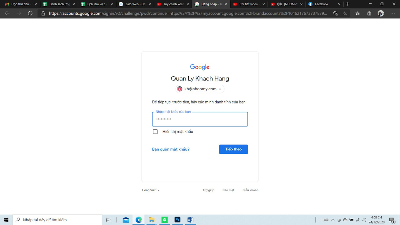 hướng dẫn cấp quyền truy cập trên Youtube