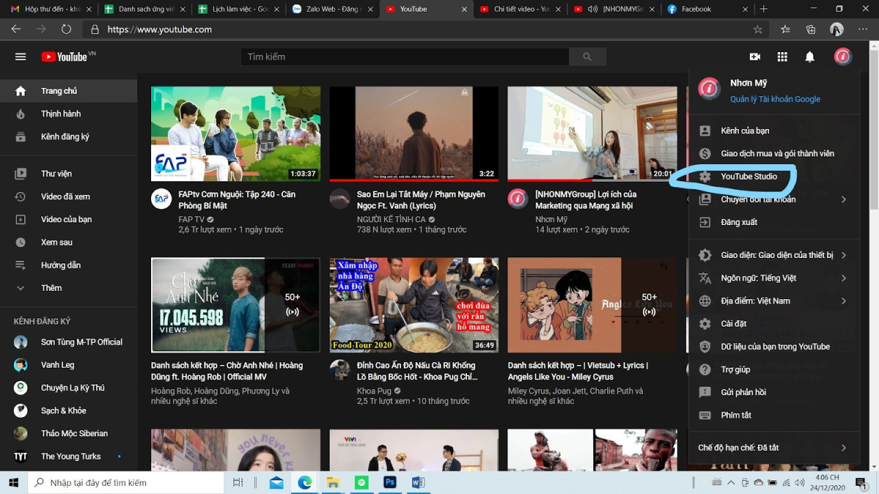 hướng dẫn cấp quyền truy cập trên Youtube