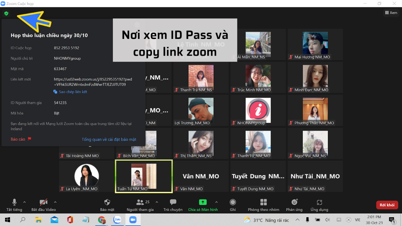 Hướng dẫn sử dụng ZOOM họp, sự kiện, đào tạo online