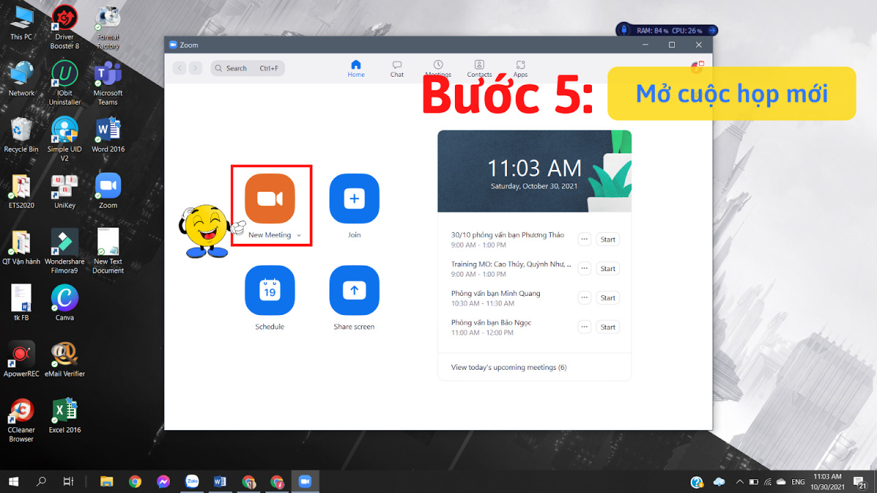 Hướng dẫn sử dụng ZOOM họp, sự kiện, đào tạo online