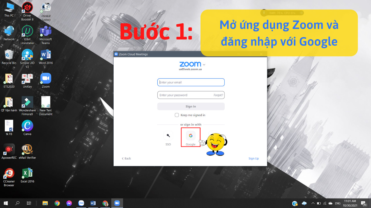 Hướng dẫn sử dụng ZOOM họp, sự kiện, đào tạo online