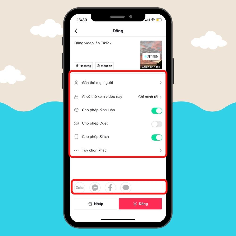 Hướng dẫn Đăng video lên Tiktok