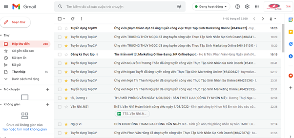 Lọc CV và điền TTSO